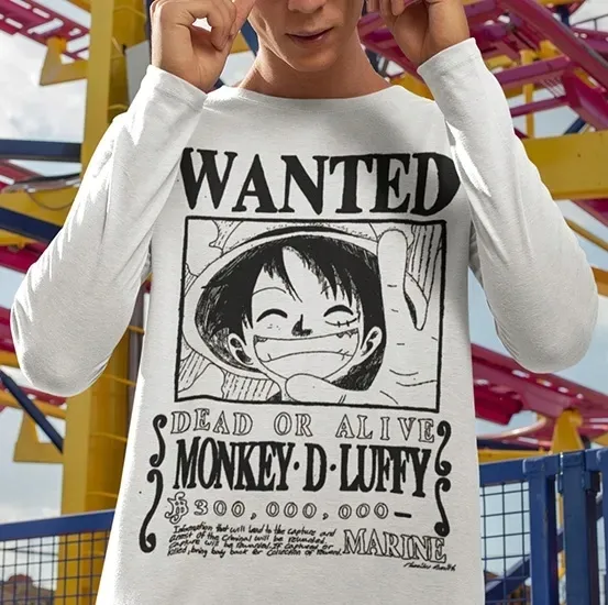 longsleeve-one-piece-wanted-luffy