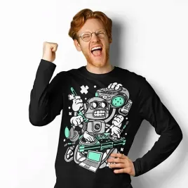 animowane-longsleeve-dj-robot