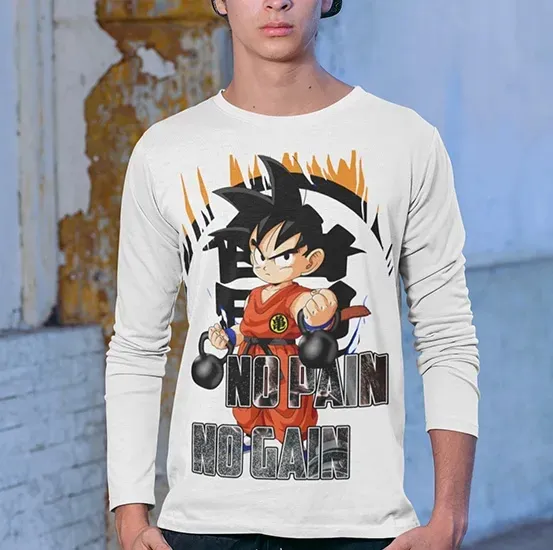 longsleeve-dbz-no-pain-no-gain