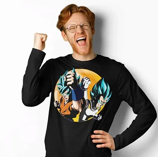 longsleeve-dbz-vegeta-goku-blue