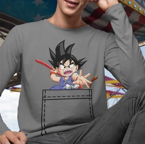 longsleeve-dbz-goku-pocket