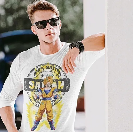 longsleeve-dbz-100percent-saiyan-2