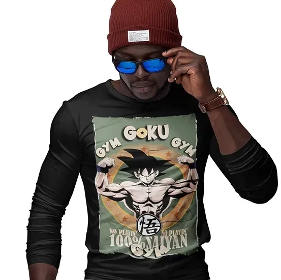 longsleeve-dbz-100percent-saiyan