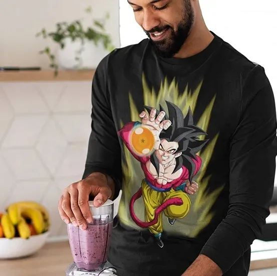 longsleeve-dbz-goku-ssj-4