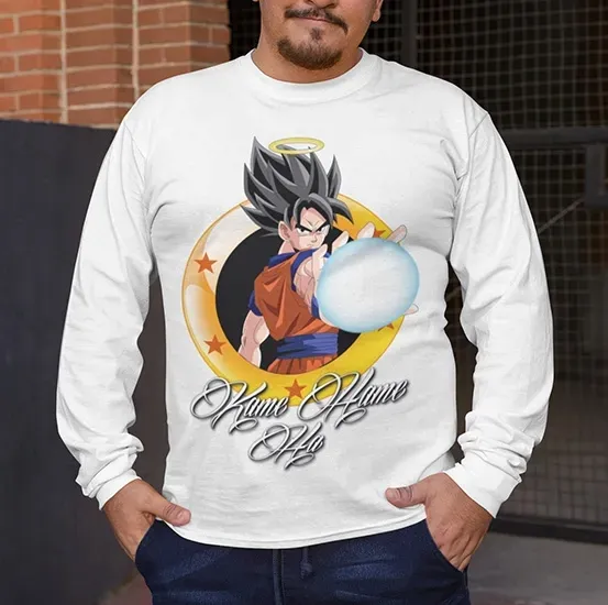 longsleeve-dbz-kame-hame-ha