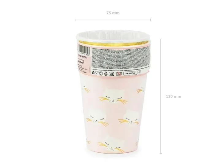 kubeczki-kotek-200ml-motyw-kot