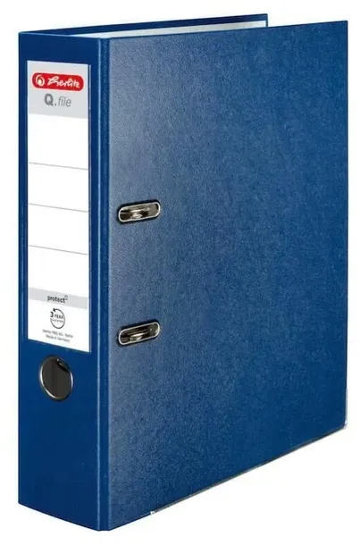 segregator-a4-8cm-pp-niebieski-q-file