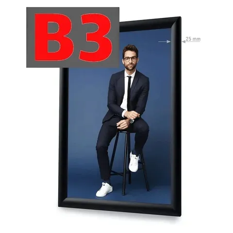 ramka-owz-standard-b3-czarna-stan-nowy