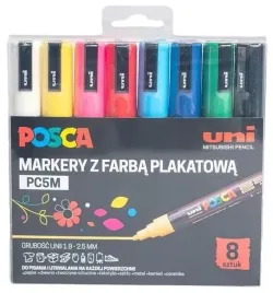 markery-pc5-m-posca-uni-zestaw-8-sztuk-markerow