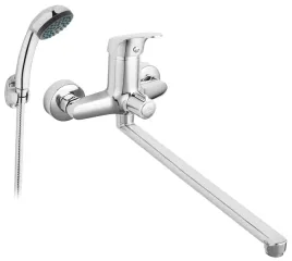 ferro-one-bateria-wannowa-z-wylewka-350mm-z-zestawem-natryskowym-u28-chrom