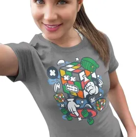 koszulka-damska-animowane-rubix-cube-skater