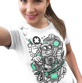koszulka-damska-animowane-dj-robot