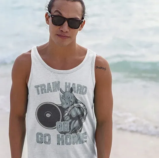 tank-top-silownia-train-hard-stan-nowy