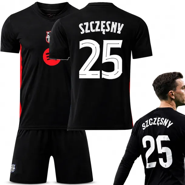 KOMPLET PIŁKARSKI KOSZULKA WOJCIECH SZCZĘSNY FC BARCELONA ROZMIARY