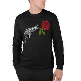 bluza-horror-rock-rewolwer-z-roza