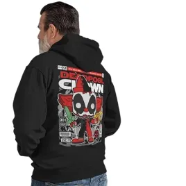bluza-z-kapturem-filmowa-deadpool-clown