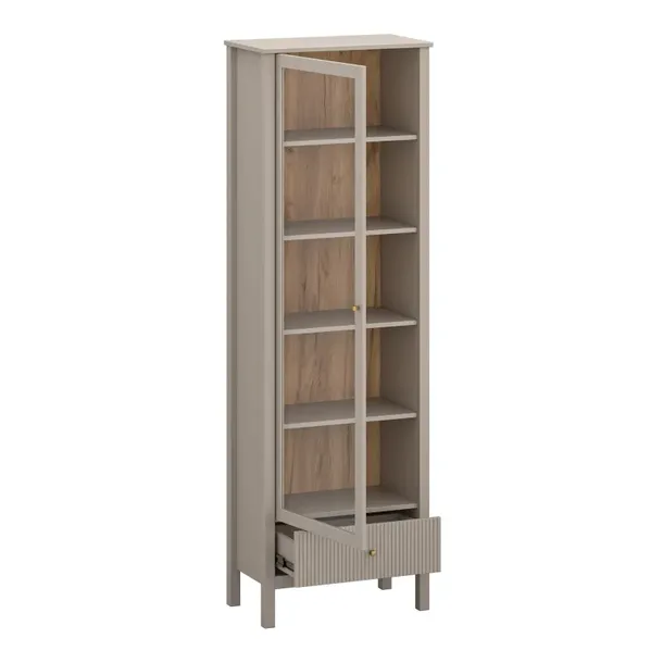 kleo-witryna-1w1s-taupe-typ-stojaca