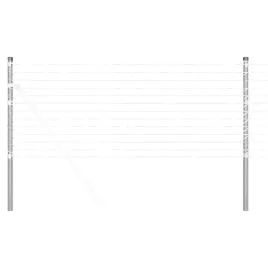 slupek-ogrodzeniowy-2-szt-srebrny-100-cm