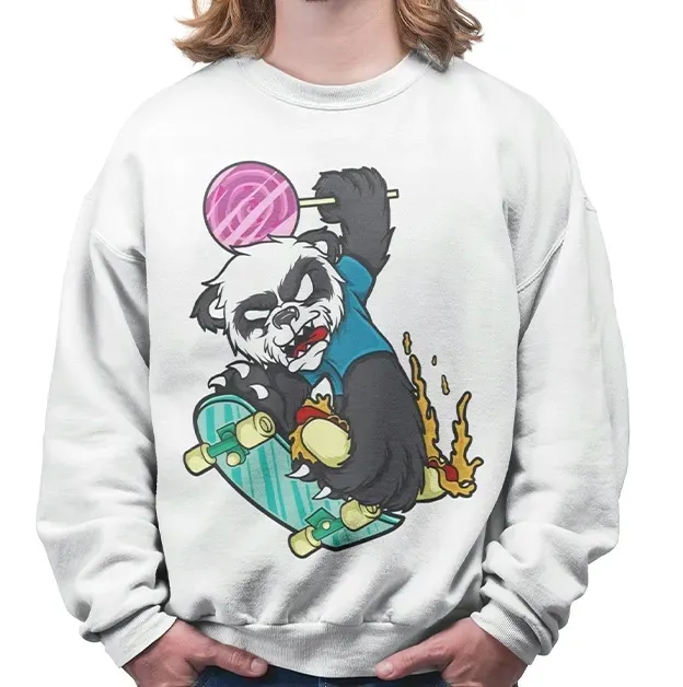 bluza-smieszna-panda-skate-stan-nowy