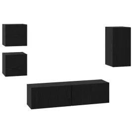 zestaw-szafek-rtv-5-szt-czarny-dab-material-drewnopochodny