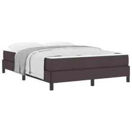 lozko-sprezynowe-z-materacem-ciemny-braz-160-x-200-cm-tkanina