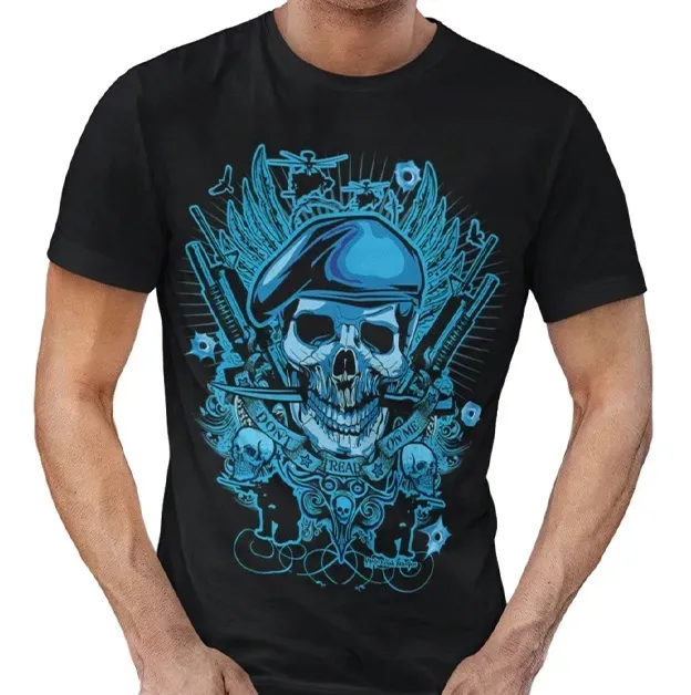 koszulka-horror-rock-blue-skull-stan-nowy