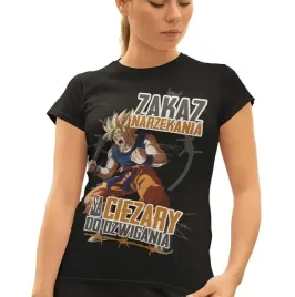 damska-koszulka-dragonball-dbz-zakaz-narzekania