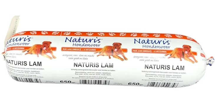 Naturis Kiełbasa treningowa dla psa z jagnięciną 650 g