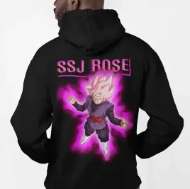 bluza-z-kapturem-dargonball-ssj-rose-biala
