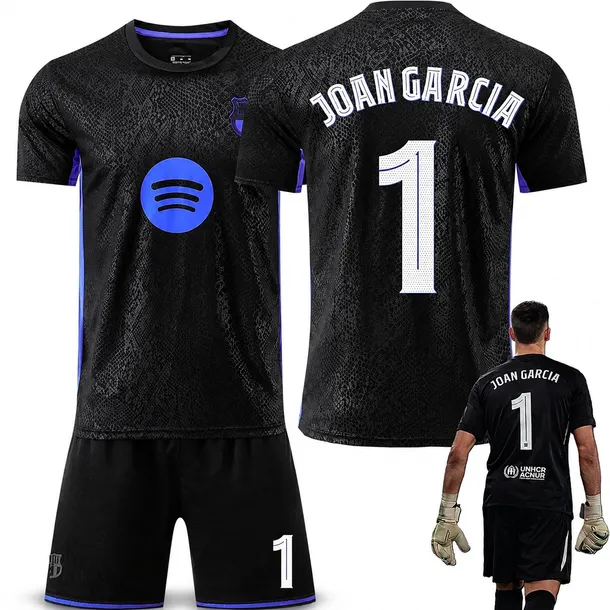KOMPLET PIŁKARSKI KOSZULKA JOAN GARCIA FC BARCELONA WSZYSTKIE ROZMIARY
