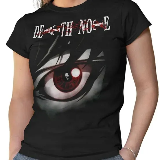 koszulka-damska-anime-death-note-eyes-stan-nowy