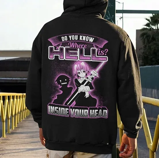 bluza-z-kapturem-anime-do-you-know-where-is-hell