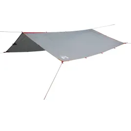 plachta-biwakowa-szaro-pomaranczowa-400x294-cm-wodoszczelna