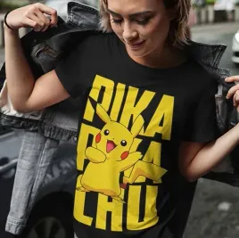 koszulka-damska-pokemon-pikachu