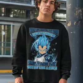 bluza-dragonball-when-life-knocks-you-down