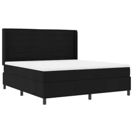 lozko-z-sprezyna-led-z-materacem-czarny-180-x-200-cm-tkanina