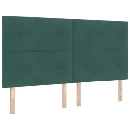 lozko-z-sprezyna-led-ciemna-zielen-180-x-200-cm-aksamit