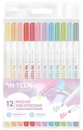 mazaki-dwustronne-pastel-12-kolorow-interdruk