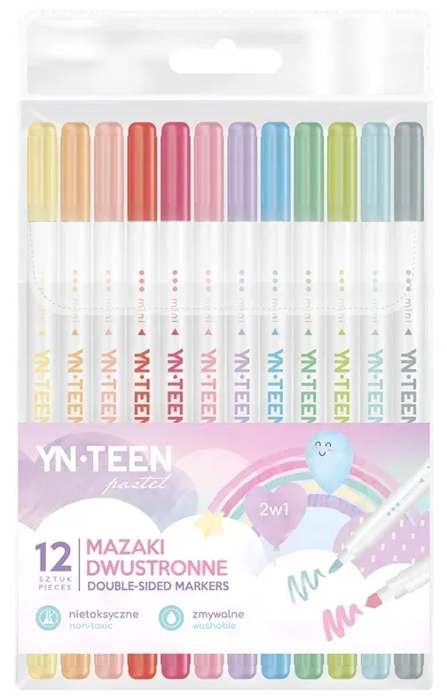 mazaki-dwustronne-pastel-12-kolorow-interdruk