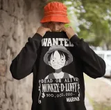 bluza-one-piece-wanted-luffy-3-czarne