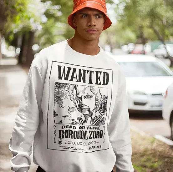 bluza-one-piece-wanted-zoro