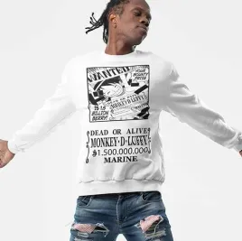 bluza-one-piece-wanted-luffy