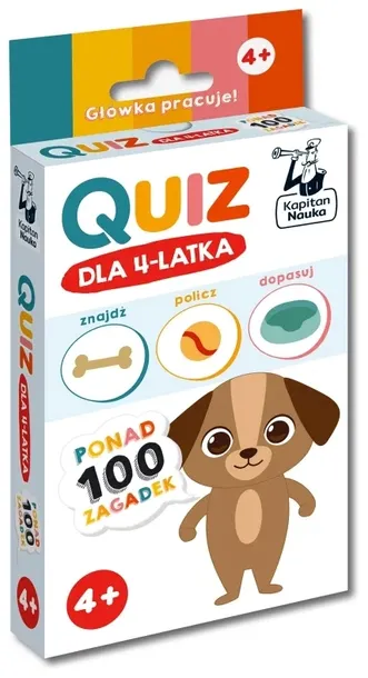 Kapitan Nauka Quiz dla 4-latka - Z. Osuchowska