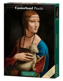 puzzle-1000-dama-z-lasiczka-da-vinci-castorland
