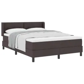 lozko-sprezynowe-z-zaglowkiem-ciemny-braz-200-x-140-cm-tkanina