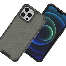 honeycomb-etui-pancerny-pokrowiec-z-zelowa-ramka-iphone-13-pro-czarny