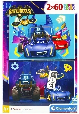 puzzle-2x60-super-kolor-hot-wheels-stan-nowy