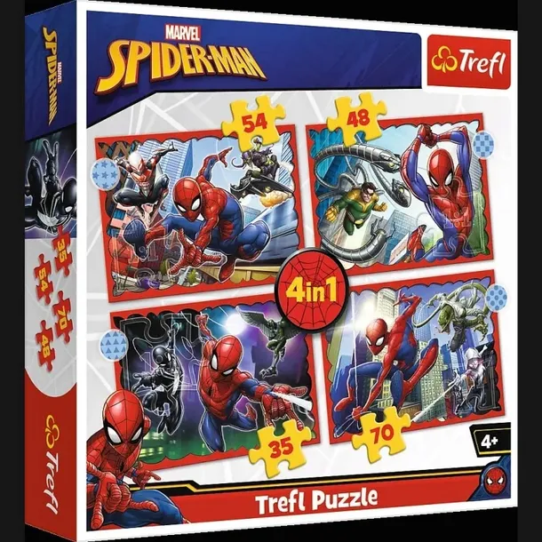 puzzle-4w1-spider-man-marvel-trefl-stan-nowy