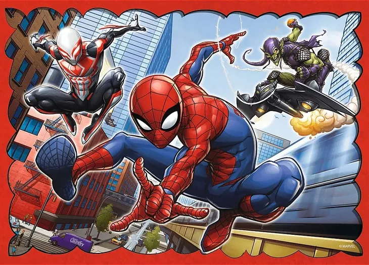 puzzle-4w1-spider-man-marvel-trefl-kod-producenta-34384