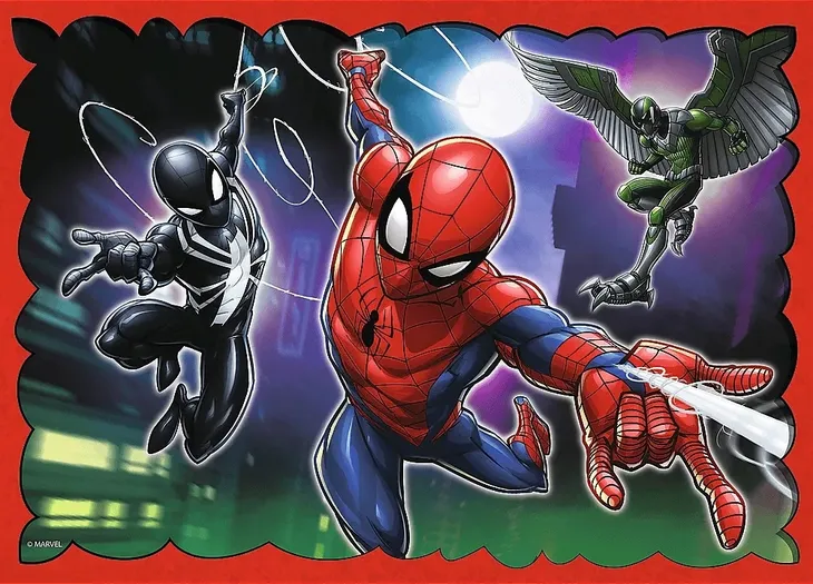 puzzle-4w1-spider-man-marvel-trefl-marka-trefl